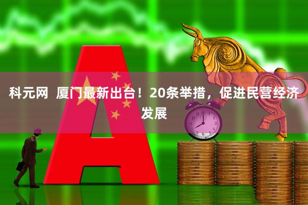 科元网  厦门最新出台！20条举措，促进民营经济发展