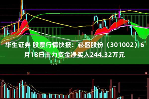 华生证券 股票行情快报：崧盛股份（301002）6月18日主力资金净买入244.32万元